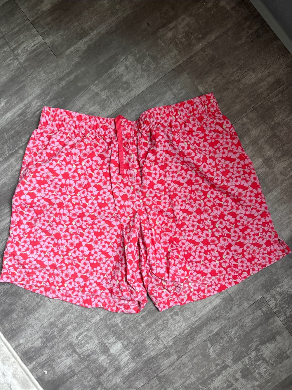 Columbia Pink Floral Elastic-Waist Shorts